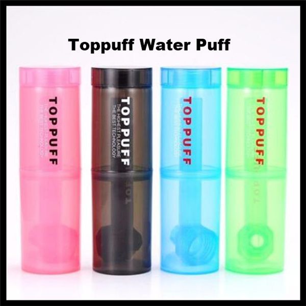 2021 Top Puff Portable Bong Portable Water Puff Bottle Pipe Travel