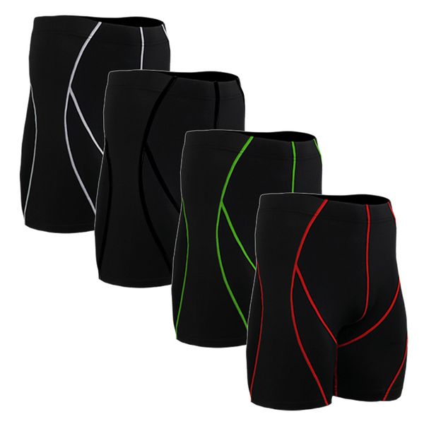 

wholesale- new brand clothing male compression tight plam quick-drying sweatpants bodybuilding gay men breathable shorts, White;black
