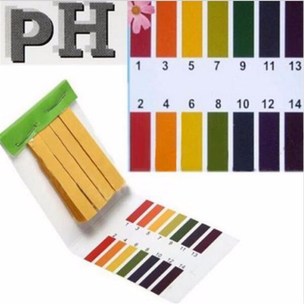 

water ph test strips universal full range litmus paper aquarium 1-14 acidic alkaline indicator ph paper meters analyzers