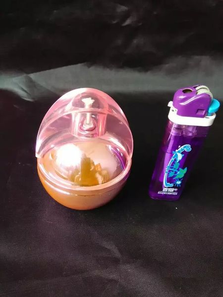 

egg shape alcohol lamp , multi-colors accessories  glass smoking glass mini colorful pipes bongs pipes hand spoon glas llliq