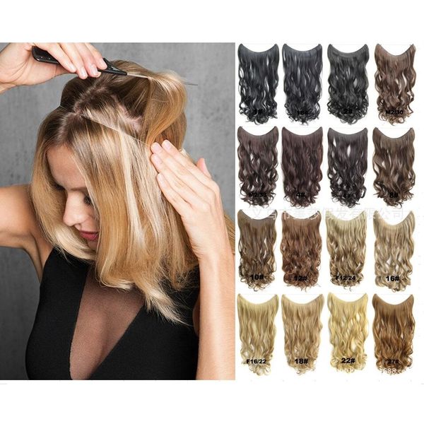 

perfect halo lady hair braider flip hair extensions synthetic hair weaves the press with nylon yarn easy to wear 24inch 1pc 100g