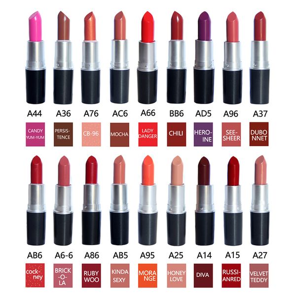 Acheter Rouge à Lèvres Lisse Durable Ruby Woo Chili Velours Honeylove Kinda Rouge à Lèvres Mat Retro 3g Avec Le Nom Anglais 18 Couleurs Comme Origine