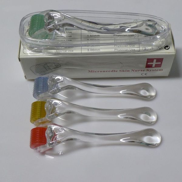 

mrs derma roller titanium 200 needles micro needle skin roller for face massage
