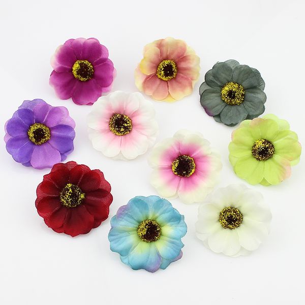 

wholesale- 5cm 20pcs silk artificial cherry blossoms flower heads, fake flowers for decoration diy craft accessories