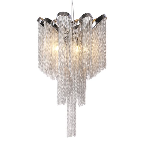 

aluminun design chandelier light fixture tassel chain hanging lamp g9 led lustres for living dining room indoor lighting md85220