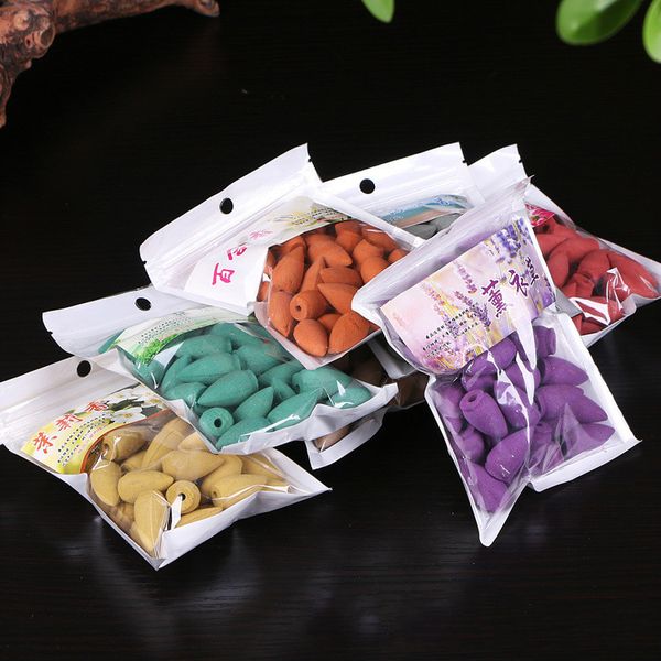 

45pc pack natural backflow incen e cone aromatherapy tower incen e tea moke reflux andalwood