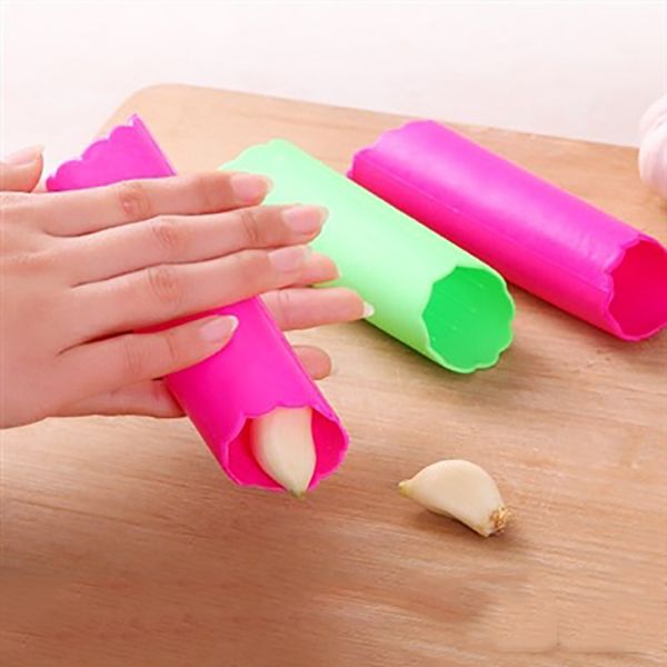 

household magic silicone garlic peeler peel easy useful kitchen gadgets cooking tool random color dhl ing