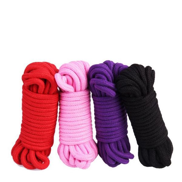 

4 10m bondage women thick rope fetish ropes restraint cotton men long game flirting strong for toys harness 5m colors jnrjb