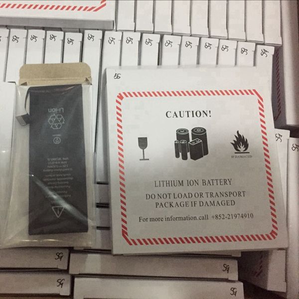 

100 real capacity zero cycle battery for apple iphone 4 5g 5 6 6 6plu 7 8 plu x li ion batterie replacement