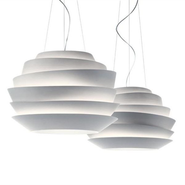 

Foscarini Le Soleil волна 40/60 см белая роза подвеска простой стиль подвесной светильник ал