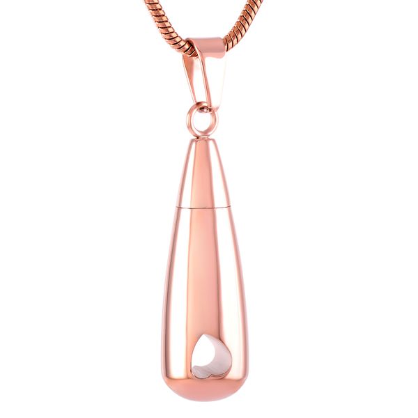 

stainless steel water drop pet dog&cat ash jewelry charm design women necklace tear drop cremation urns ashes fashion accessories, Silver