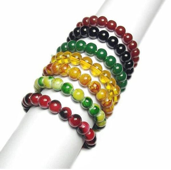 

good a++ glass beads, beads beads bracelet, imitation stone, imitation agate, hand string fb034 mix order 20 pieces a lot beaded, strands, Black