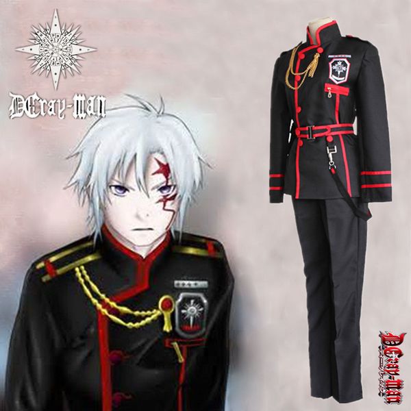 

d gray-man allen walker new version 3 cosplay costume, Black