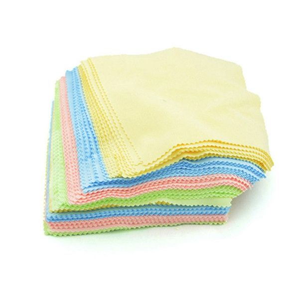 Hot High Quanlity Microfiber Cleaner Phone Screen Lens Glasses Cleaning Cloth For Sunglasses Half Reading From