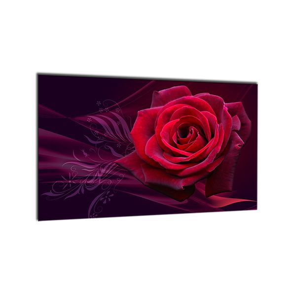 2019 Morden Picture Wall Pictures Romantic La Fleur Red Rose Painting Spray Prints Painting On Canvas Art Pictures Decoration Peinture Home Decor From