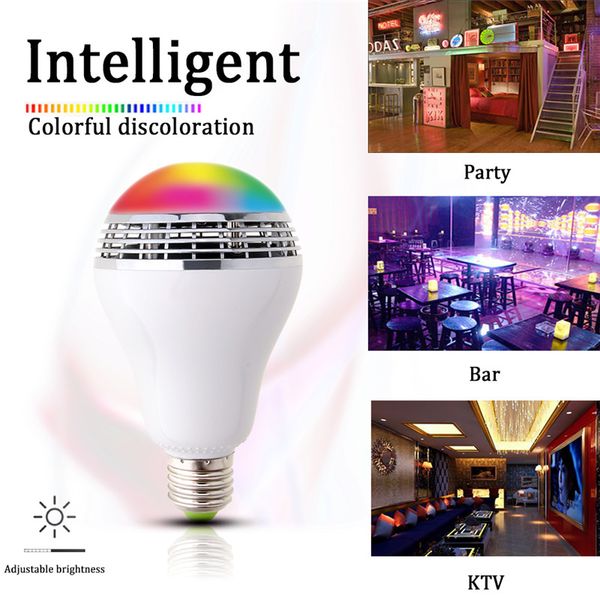Whole Smart Led Dimmable Bulb Bluetooth Speaker Rgb Light Whole Smart Led Dimmable Bulb Bluetooth Speaker Rgb Light E27 Base Wireless Player