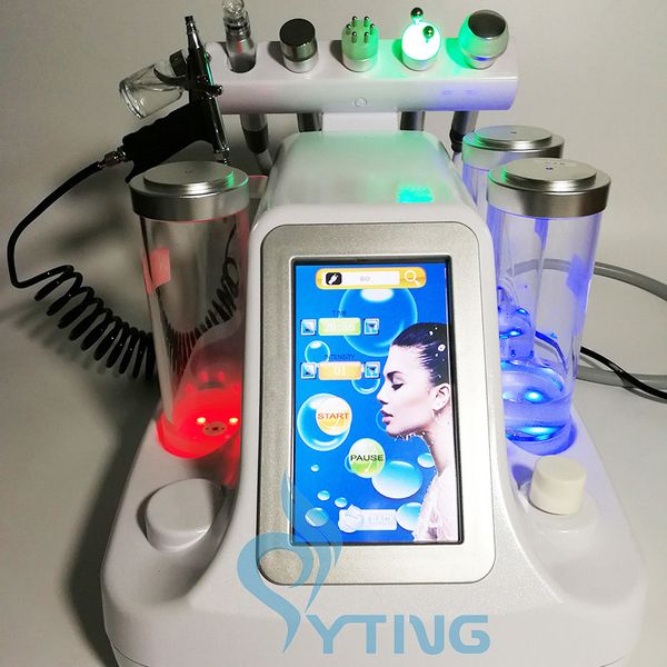 

6in1 portable pa hydro dermabra ion facial machine water oxygen jet peel equipment bio microcurrent kin lifting ultra onic face care