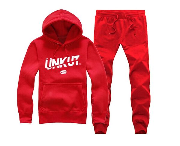 

2017 новая мода мужская спортивная повседневная мошенники толстовка Unkut пот костюм
