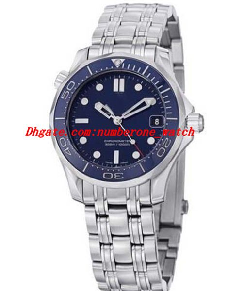 

Stainless Steel Bracelet New-Co-Axial-Chronometer-Blue-Mens-Watch-212-30-36-20-03-001-MR 40mm Mechanical MAN WATCH Wristwatch