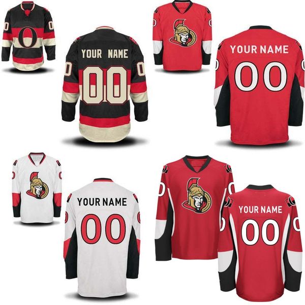 

Ottawa Senators Jersey S-5XL Personalized Customized Jerseys With Any Name and Any Number 100% Stitched Embroidery Logos Hockey Jerseys