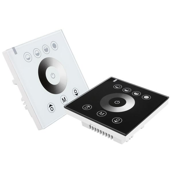 

Free Shipping Touching Panel LED Dimmer at 12V-24V,switch power Led controller, white or black shellpopular