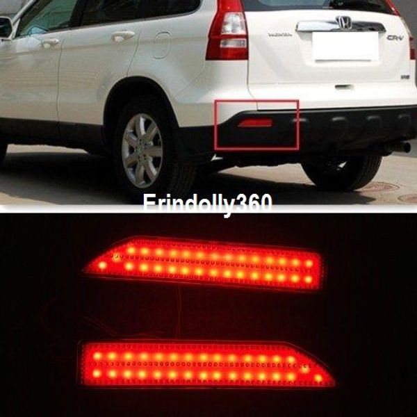 

Для Honda CRV CR-V 2007 2008 2009 красный объектив LED задний бампер отражатель свет лампы