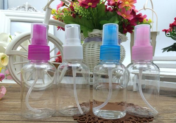 

echootime 50ml transparent packing bottle plastic spray perfume bottle high-grade refillable pet bottle with spray pump fragrance & deodoran