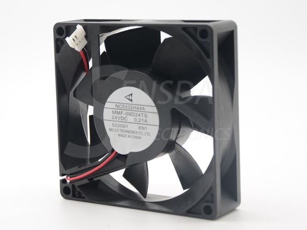 

brand new melco nc5332h44a mmf-09d24ts en1 9cm 90mm dc 24v 0.21a server inverter cooling fan