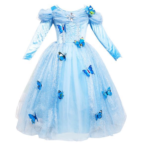 

Студенты Рождественский подарок девушки платье косплей Принцесса платья с длинн