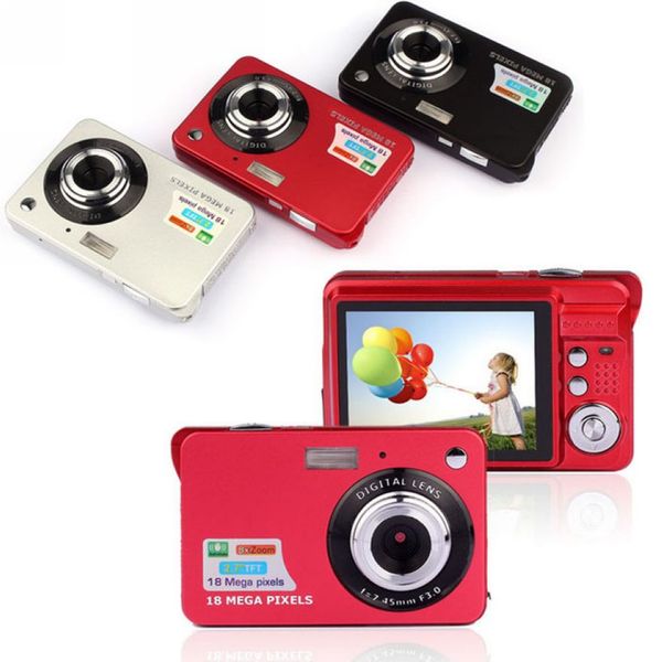 

новый 18mp max 1280x720 пикселей hd видео супер подарок цифровая камера с 3mp датчик 2.7 " жк-дисплей 8 x цифровой зум и литий-аккумулятор