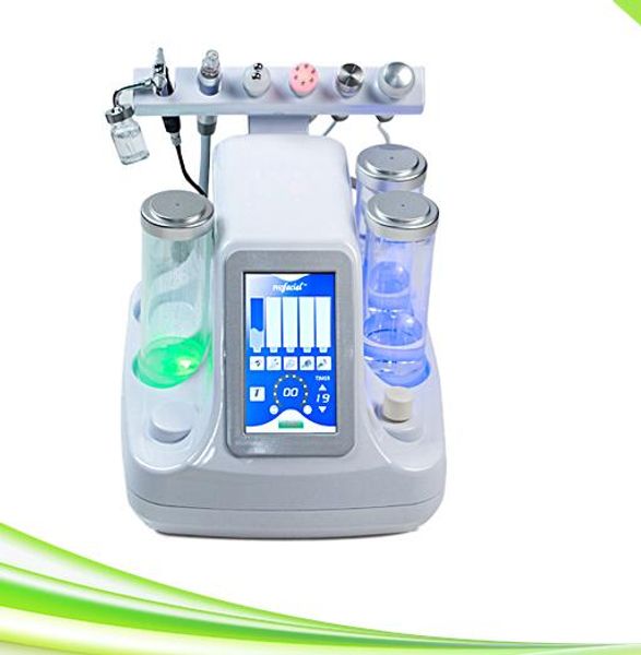 

6 in 1 oxygen jet peel skin tightening oxygen therapy facial rejuvenation oxygen concentrator, Black;white