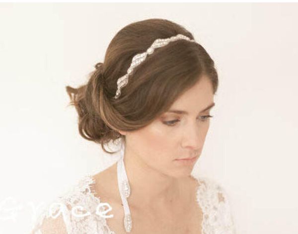 

на складе классические хрустальные коронки аксессуар для волос rhinestone jewels лента для волос bling свадебные аксессуары, Silver