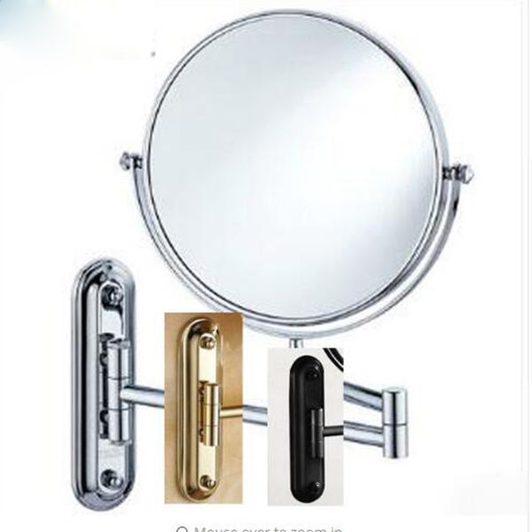 2019 8 Black Antique Bronze Chrome Golden Makeup Mirror Wall Mounted Bathroom Double Side Magnifying From Gonglangno1 75 38