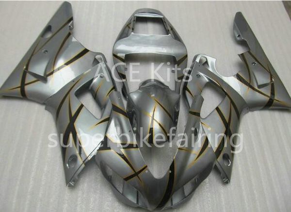 3Gifts Neue heiße Verkäufe Fahrradverkleidungs-Kits für Yamaha YZF-R1 1998 1999 R1 98 99 YZF1000 Cool Silver SX30