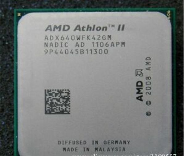 

X4 640 Оригинал для AMD Athlon II X4 640 Процессор (3,0 ГГц / 2 МБ / Гнездо AM3) Четырехъядерные кус