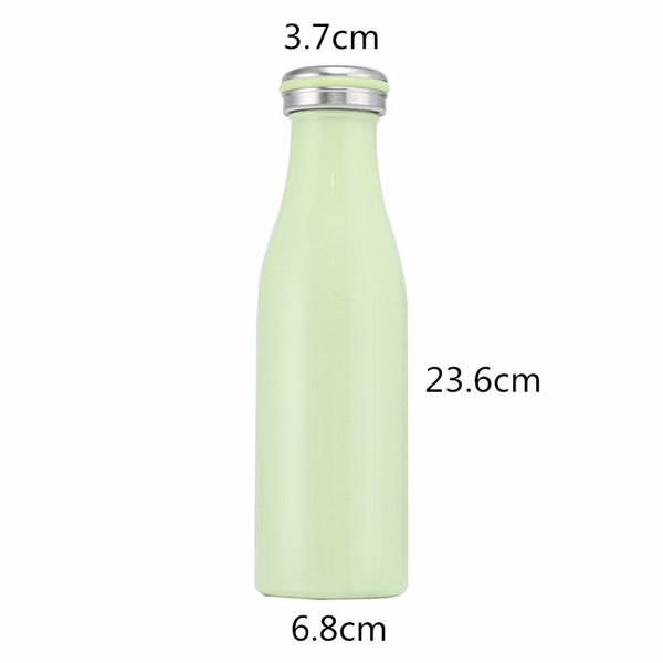 

2018 новый горячий молоко бутылки из нержавеющей стали вакуумной изоляцией термо питьевой воды бутылка 500 мл бутылки молока летняя школа де