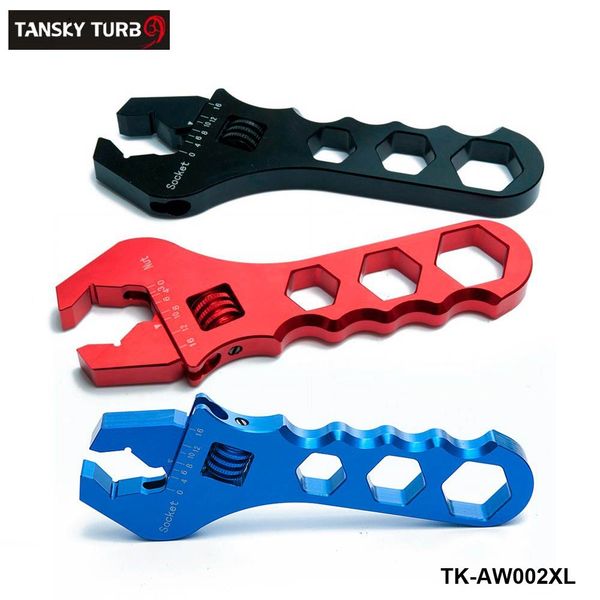 

TANSKY - Professional DIY Aluminum Car Truck Adjustable Wrench Hose Fitting Tool Aluminum Anodized Spanner AN3-16AN TK--AW002XL