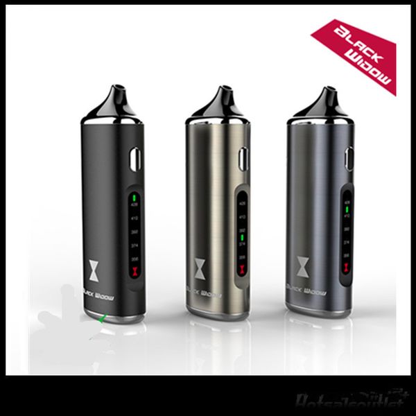 

2017 Kingtons Black Widow Dry Herb Wax Vaporizer 3 в 1 комплекте встроенный аккумулятор против Amigo Mini 2N1 Бесплатный DHL