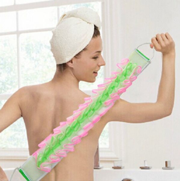 

wholesale-bath sponge bath ball thick foam clean body bath brush double use bathsite scouring bath