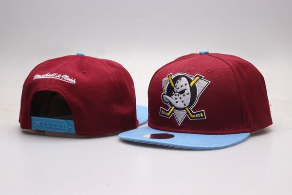 

2019 НХЛ могучий хоккей Snapback шляпы Анахайм утки кости cap плоские Моды НХЛ шляпы спор