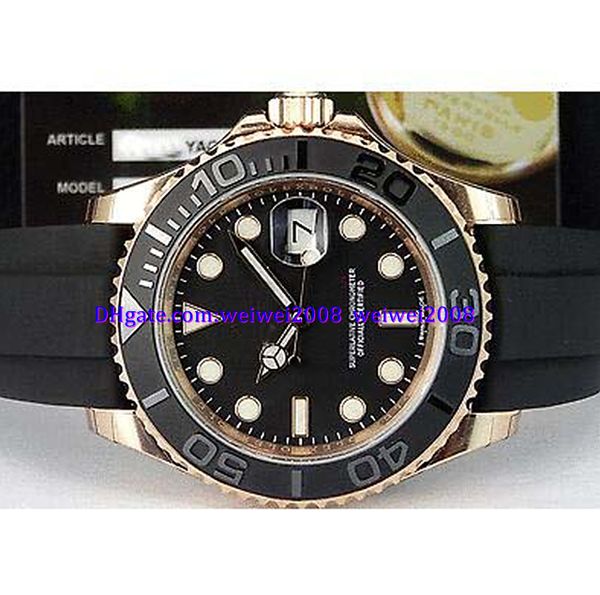

luxury watch wrist watch new arrive 2017 unworn 18kt rose gold black index - 116655, Slivery;brown