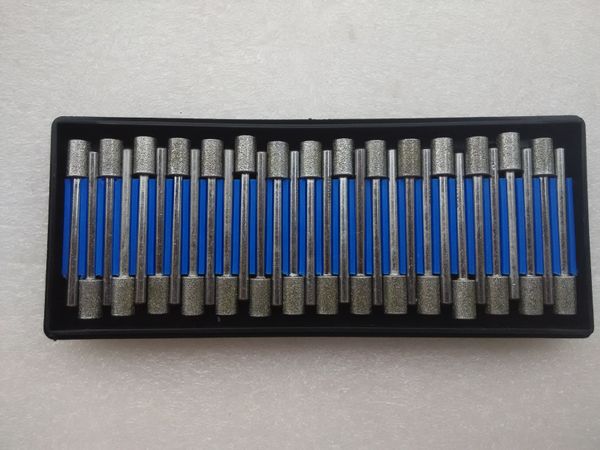 

Diamond Mounted Point Set Dremel Rotary Tool Drill Bit Diamond Burrs Bur Bit Free Shipping Good Quality
