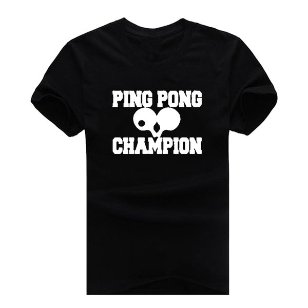 

ping pong new fashion man t-shirt cotton o neck mens short sleeve mens tshirt male tees wholesale, White;black