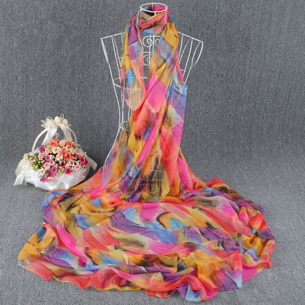 

for arrival plus print scarfs new womens shawls feather winter warm wraps gift long scarves sized infinity chiffon scarf ibdwb, White;black