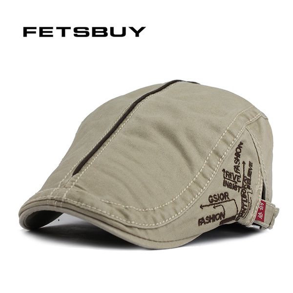 

wholesale-fetsbuy spring and autumn vintage simple solid solid beret buckle flat caps warmer berets leisure hat for womens mens, Blue;gray