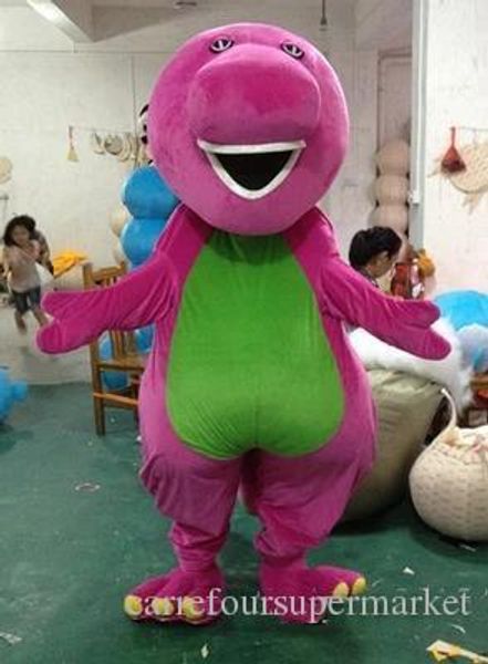 2016 Miglior prezzo New Barney Mascot Costume Halloween Natale Compleanno Puntelli Costumi per bambini adulti
