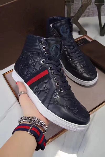 

2017 Зима новое прибытие Марка мужская обувь синий красный натуральная кожа высока