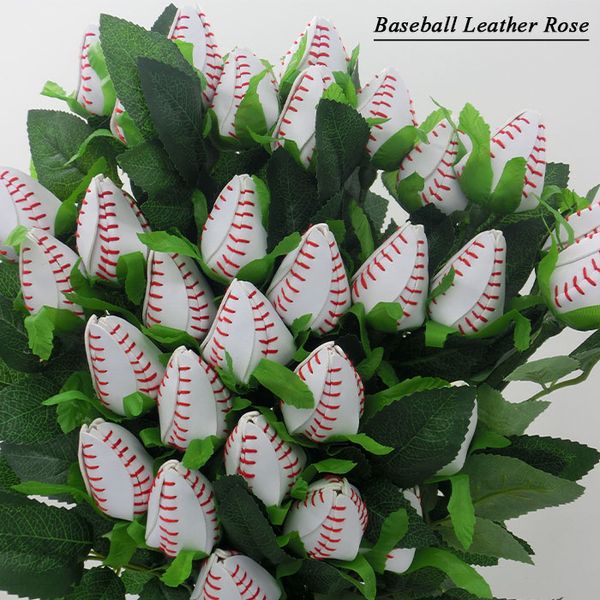 

2017 бейсбол софтбол шов кожа роза