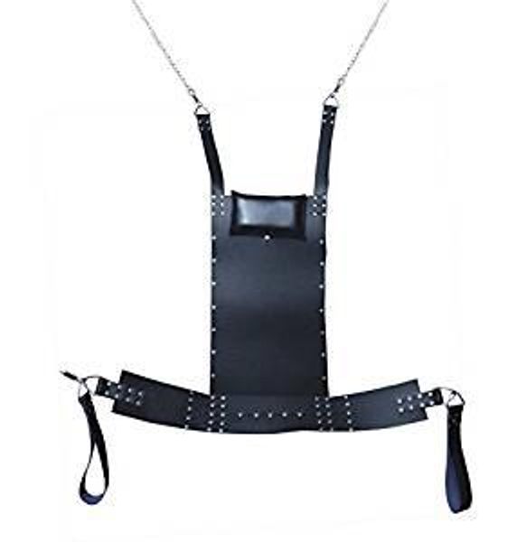 Genuine Leather Adult Bondage Sit Sling Swing Gay Interest