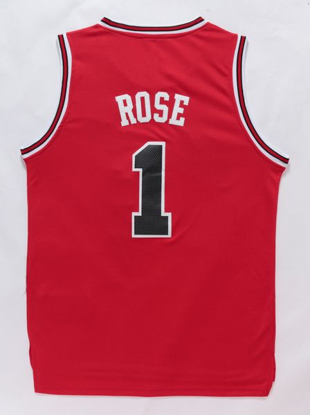 

#1 derrick rose mens jerseys size s-xxl men sport jersey, Blue;black